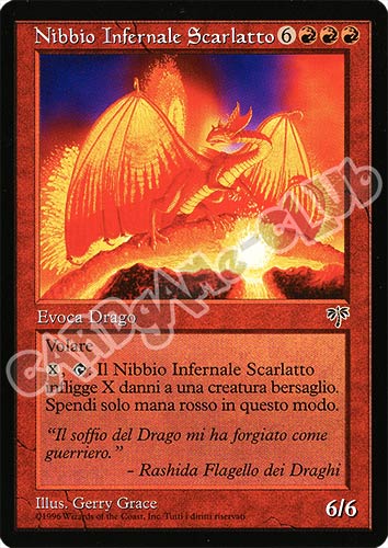 Nibbio Infernale Scarlatto rara (IT) -NEAR MINT-