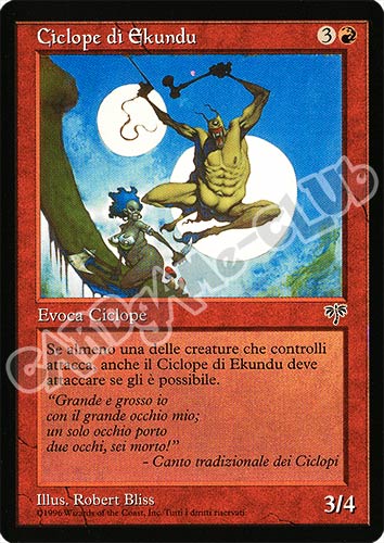 Ciclope di Ekundu comune (IT) -NEAR MINT-