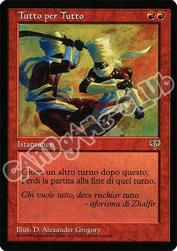 Tutto per Tutto rara (IT) -NEAR MINT-