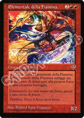 Elementale della Fiamma non comune (IT) -NEAR MINT-