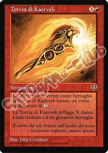 Torcia di Kaervek comune (IT) -NEAR MINT-