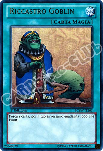 LCYW-IT265 Riccastro Goblin ultra rara 1a Edizione (IT) -NEAR MINT-