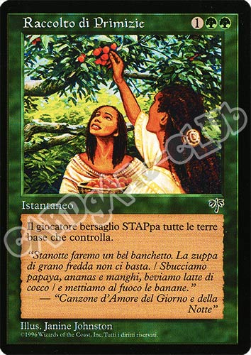 Raccolto di Primizie rara (IT) -NEAR MINT-