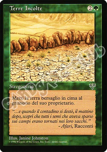 Terre Incolte non comune (IT) -NEAR MINT-