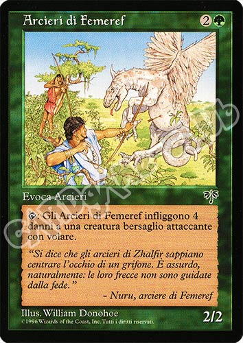 Arcieri di Femeref non comune (IT) -NEAR MINT-