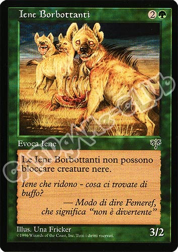 Iene Borbottanti comune (IT) -NEAR MINT-