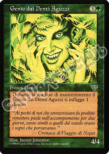 Genio dai Denti Aguzzi non comune (IT) -NEAR MINT-
