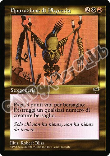 Epurazione di Phyrexia rara (IT) -NEAR MINT-