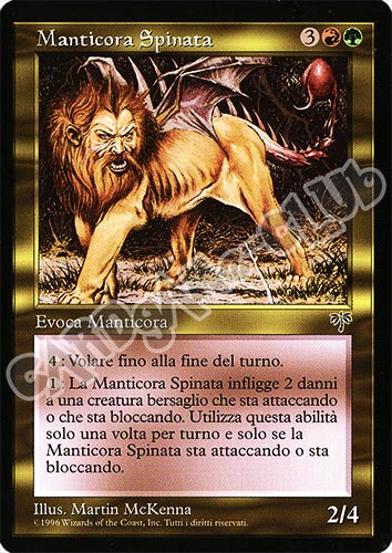 Manticora Spinata rara (IT) -NEAR MINT-