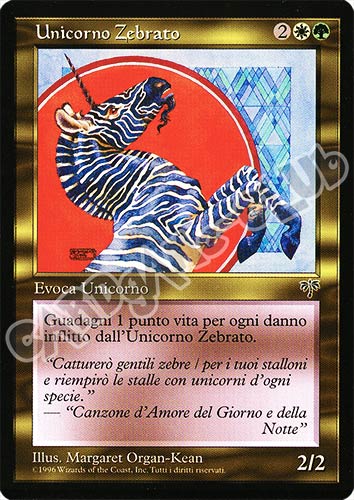 Unicorno Zebrato non comune (IT) -NEAR MINT-