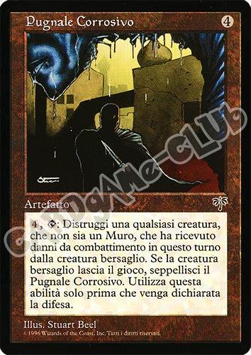 Pugnale Corrosivo rara (IT) -NEAR MINT-