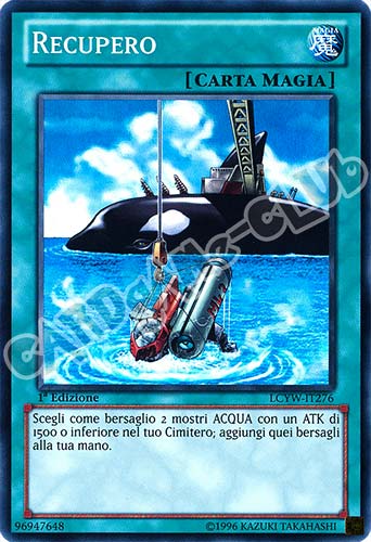 LCYW-IT276 Recupero super rara 1a Edizione (IT) -NEAR MINT-