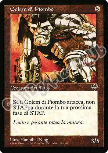 Golem di Piombo non comune (IT) -NEAR MINT-