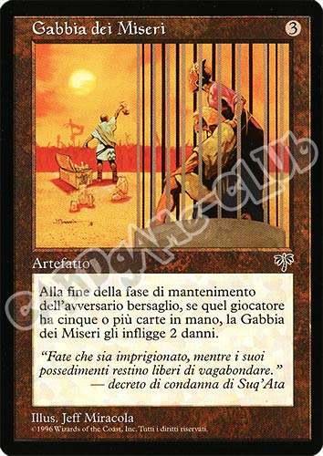 Gabbia dei Miseri rara (IT) -NEAR MINT-