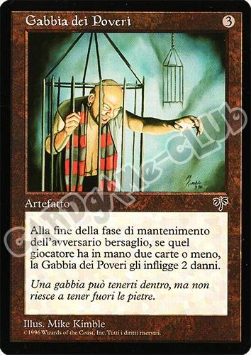 Gabbia dei Poveri rara (IT) -NEAR MINT-