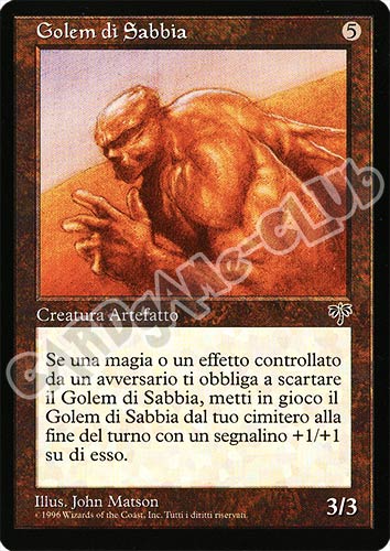 Golem di Sabbia non comune (IT) -NEAR MINT-