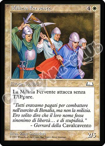 Milizia Fervente comune (IT) -NEAR MINT-