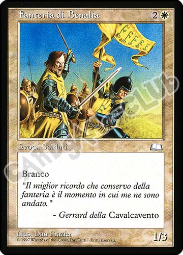 Fanteria di Benalia comune (IT) -NEAR MINT-