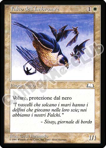 Falco dell'Imbrunire comune (IT) -NEAR MINT-