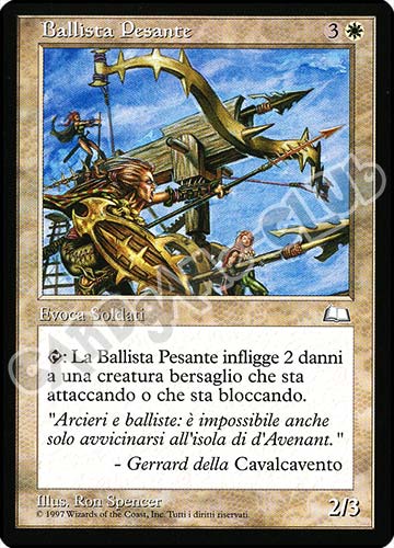 Ballista Pesante comune (IT) -NEAR MINT-