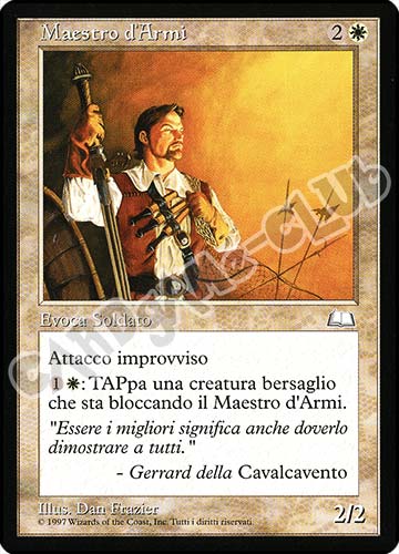 Maestro d'Armi non comune (IT) -NEAR MINT-