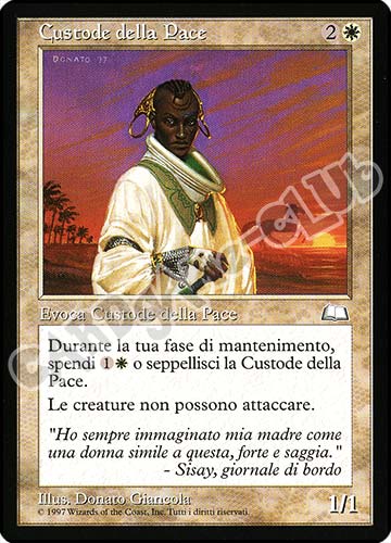 Custode della Pace rara (IT) -NEAR MINT-