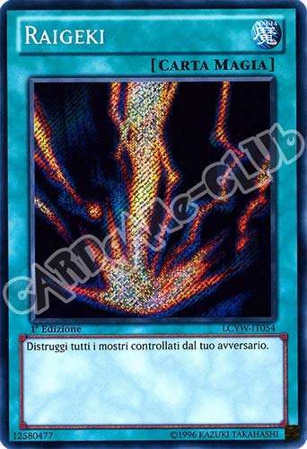 LCYW-IT054 Raigeki rara segreta 1a Edizione (IT) -NEAR MINT-