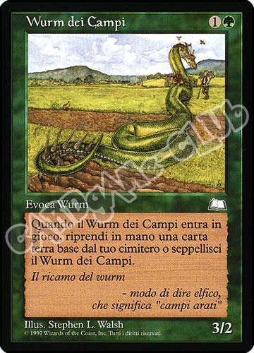 Wurm dei Campi comune (IT) -NEAR MINT-