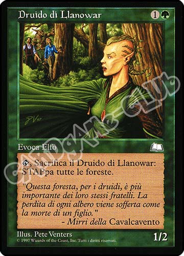 Druido di Llanowar comune (IT) -NEAR MINT-