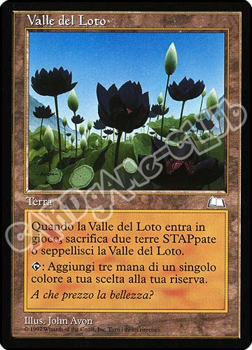 Valle del Loto rara (IT) -NEAR MINT-