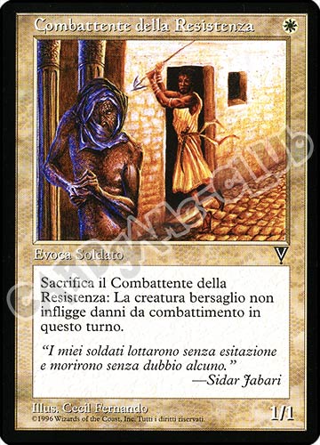 Combattente della Resistenza comune (IT) -NEAR MINT-