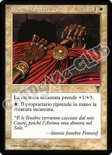 Borchia Solare comune (IT) -NEAR MINT-