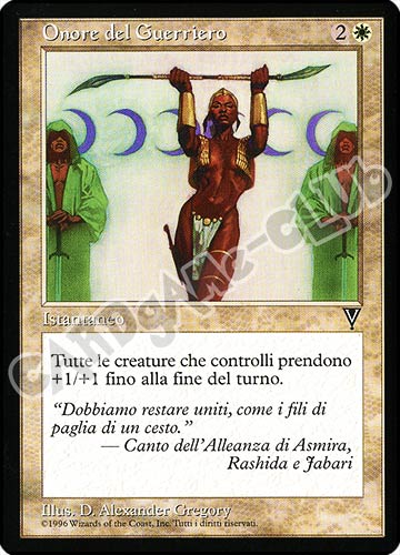 Onore del Guerriero comune (IT) -NEAR MINT-