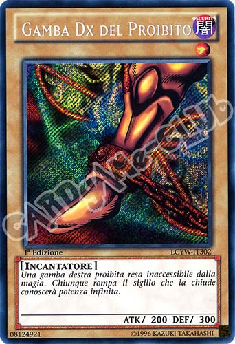 LCYW-IT302 Gamba Dx del Proibito rara segreta 1a Edizione (IT) -NEAR MINT-