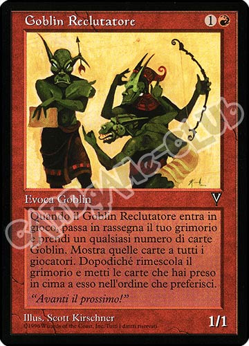 Goblin Reclutatore non comune (IT) -NEAR MINT-