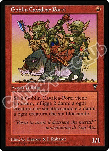 Goblin Cavalca-Porci comune (IT) -NEAR MINT-