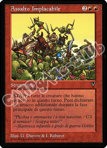 Assalto Implacabile rara (IT) -NEAR MINT-