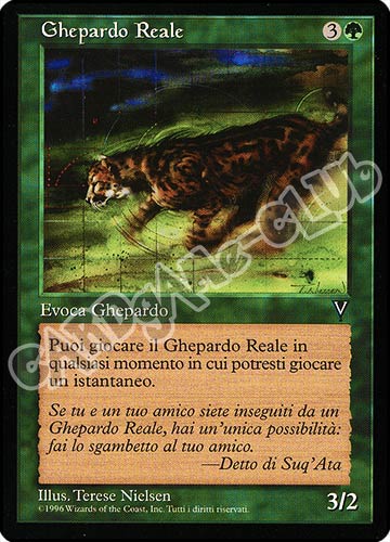 Ghepardo Reale comune (IT) -NEAR MINT-