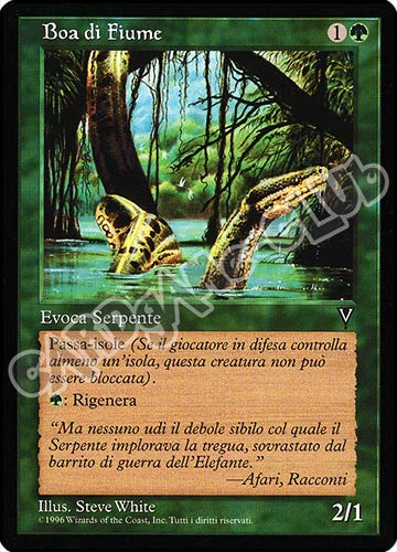 Boa di Fiume comune (IT) -NEAR MINT-