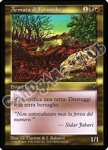 Armata di Formiche non comune (IT) -NEAR MINT-