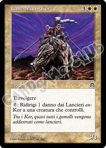 Lancieri en-Kor non comune (IT) -NEAR MINT-