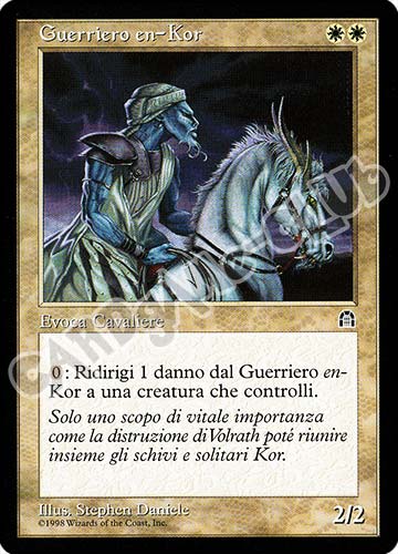 Guerriero en-Kor non comune (IT) -NEAR MINT-