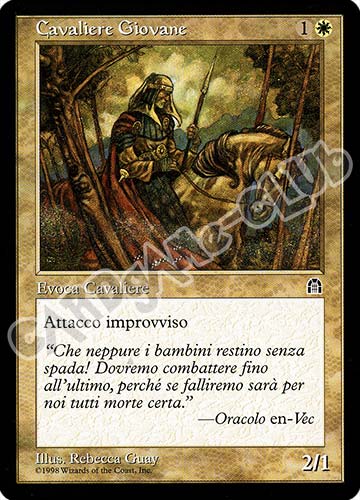 Cavaliere Giovane comune (IT) -NEAR MINT-