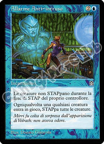 Allarme Anti-Intruso rara (IT) -NEAR MINT-