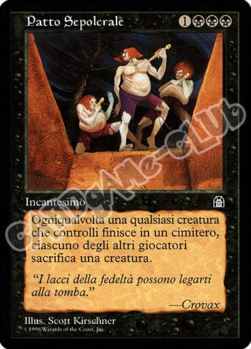 Patto Sepolcrale rara (IT) -NEAR MINT-