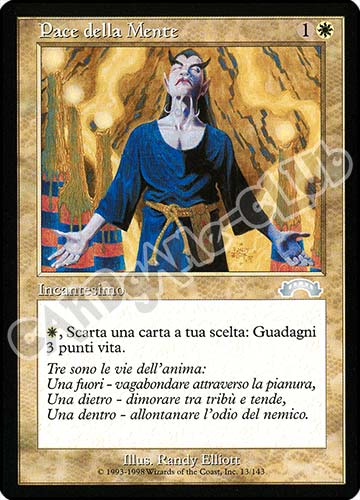 013 / 143 Pace della Mente non comune (IT) -NEAR MINT-