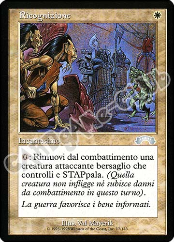 017 / 143 Ricognizione non comune (IT) -NEAR MINT-