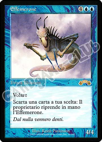 031 / 143 Effemerone rara (IT) -NEAR MINT-