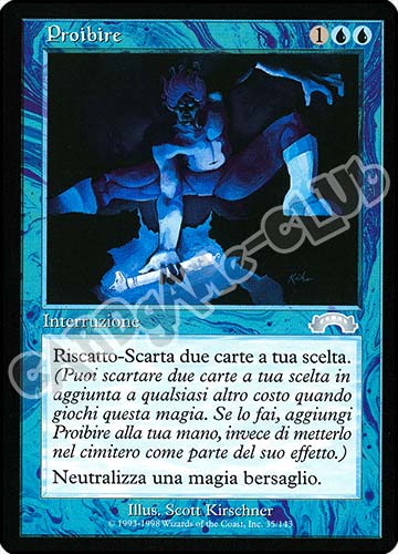 035 / 143 Proibire non comune (IT) -NEAR MINT-