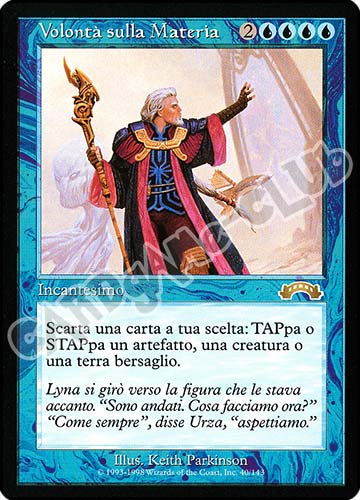 040 / 143 Volonta' sulla Materia rara (IT) -NEAR MINT-